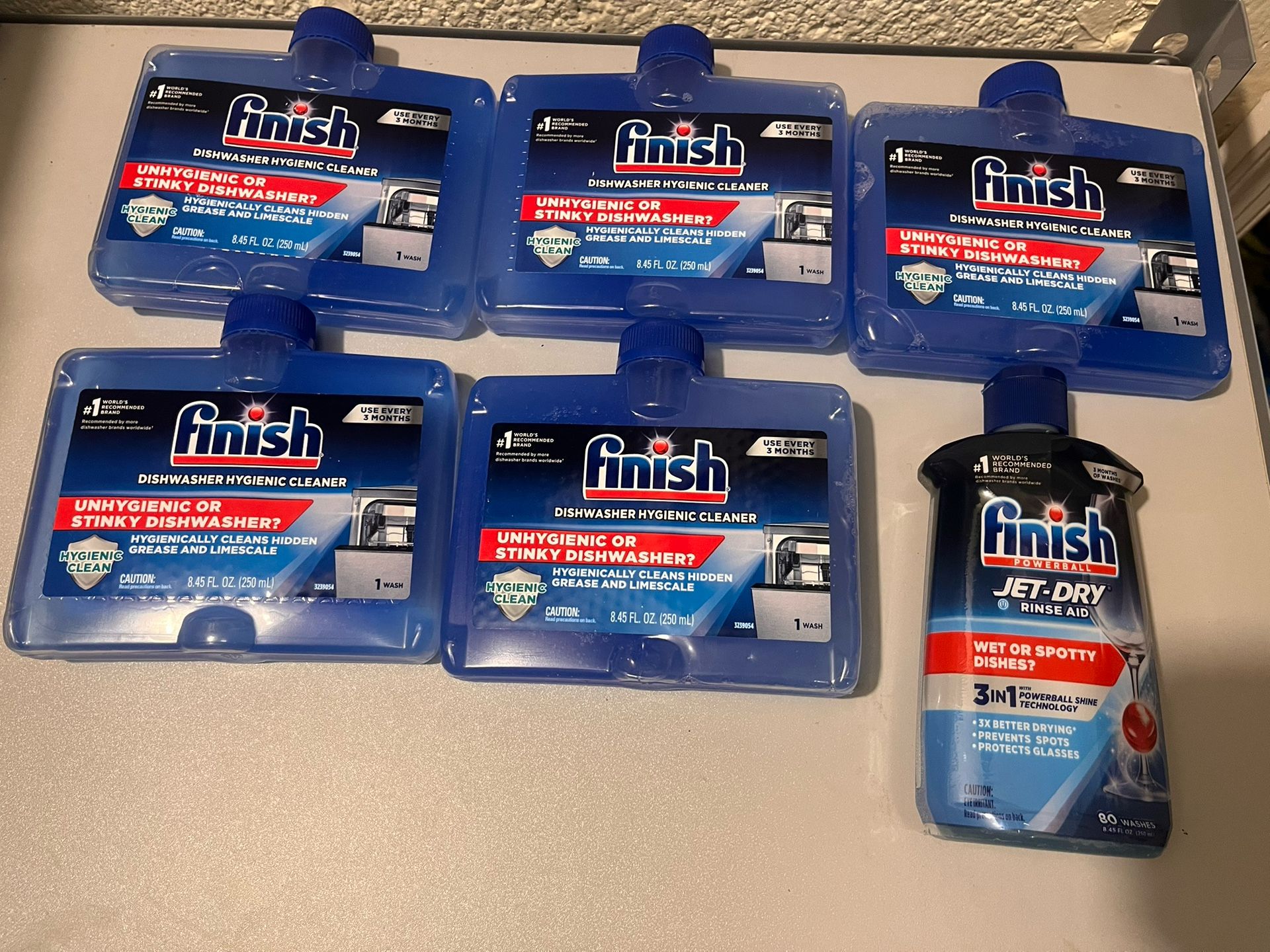 Finish Dual Action Dishwasher Cleaner: All 6 Bottles For $20