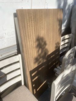 Six chairs dinning table