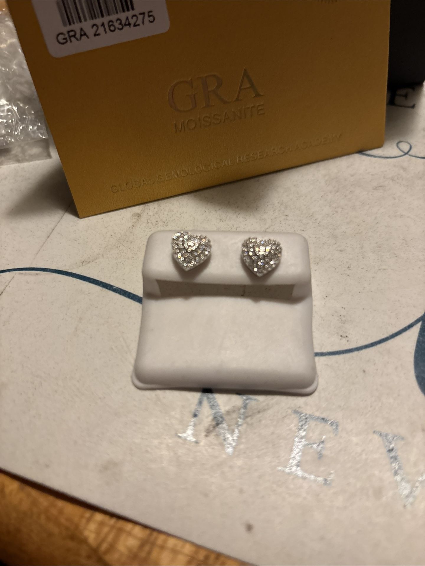 Heart Diamond Earrings