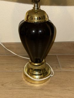 Lamp Gold And Black