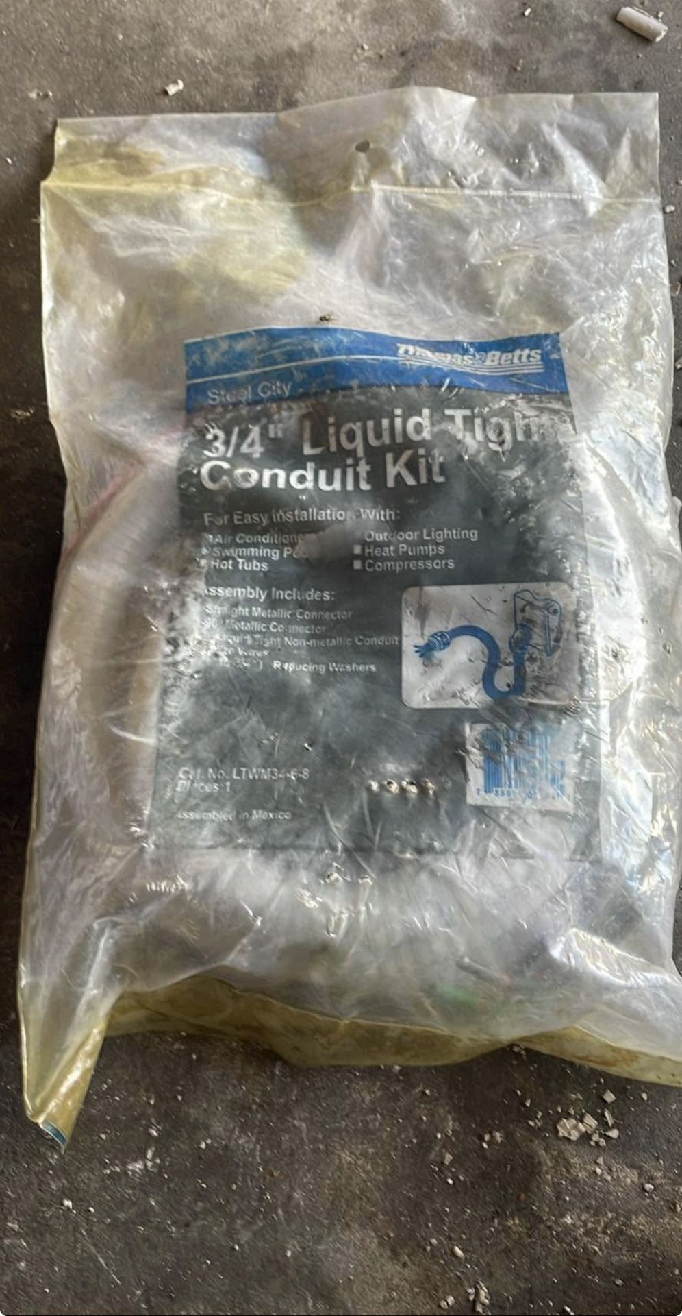 3/4 liquid tight conduit kit 6ft