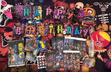 Five nights at freddy’s Birthday Party Supplies Set