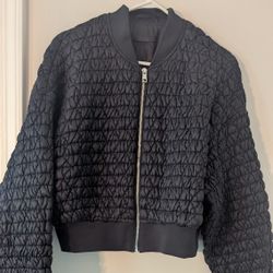 STOCKHOLM ATELIER x & OTHER STORIES black Quilted Boxy Jacket size medium