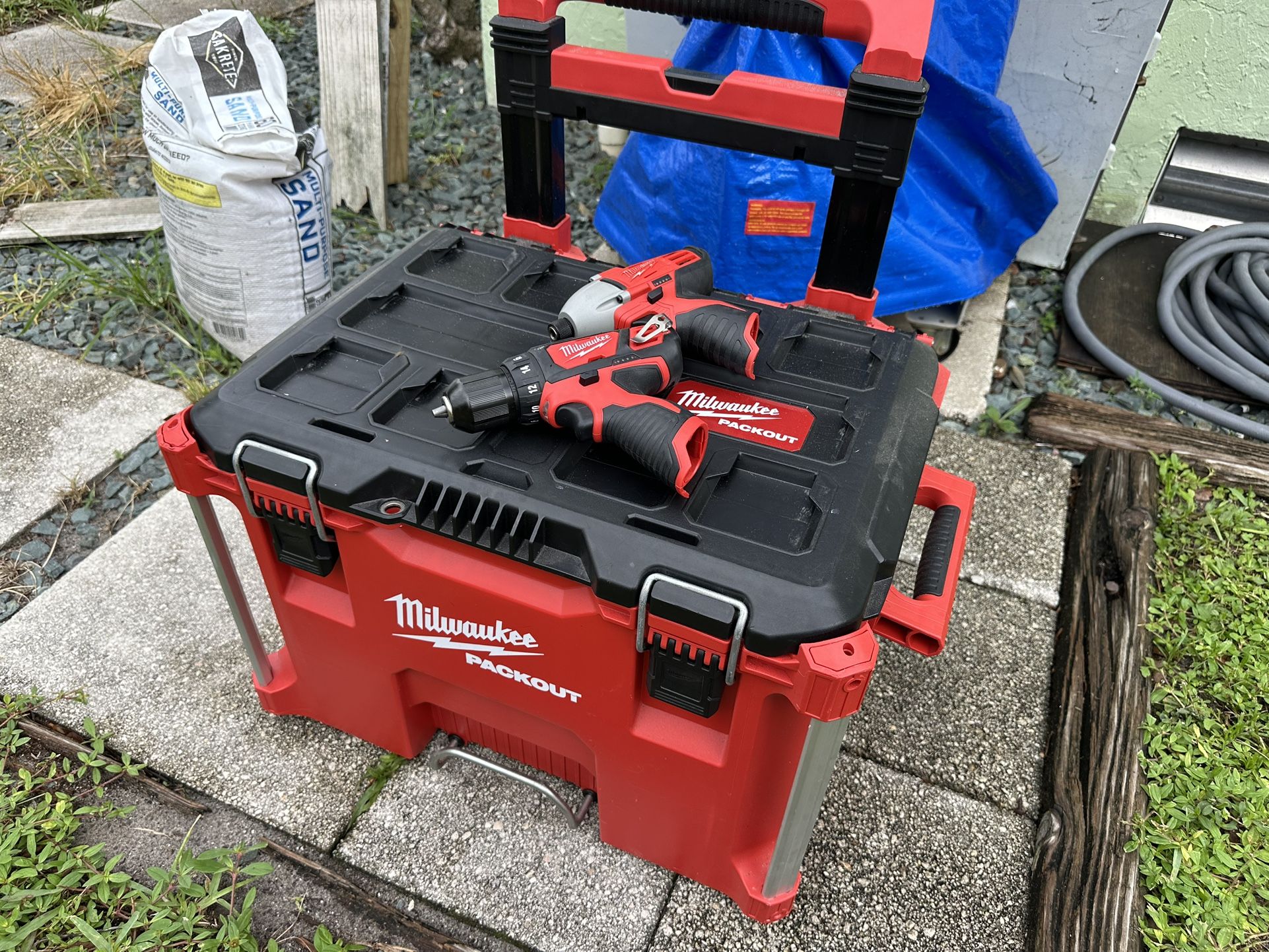 Pack out Rolling Tool Box With M12 Drivers