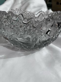 Beautiful glass berry, salad bowl