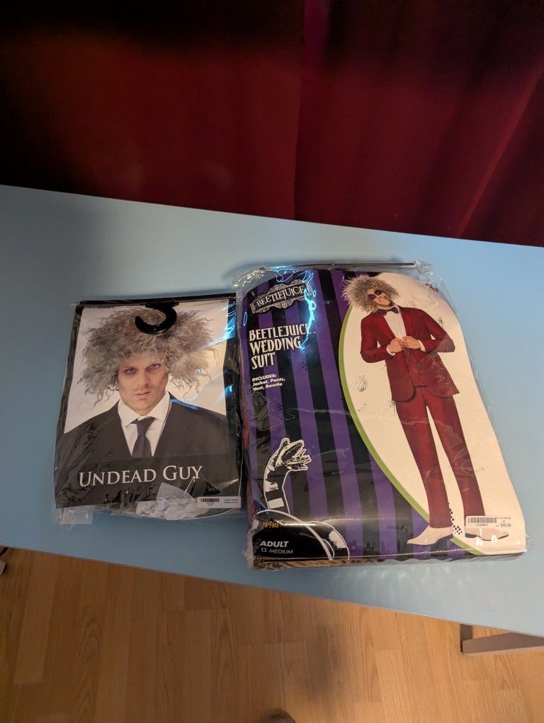 Beetlejuice Costume Halloween Cost $90 Worn Once Moving Sale All Must Go!
