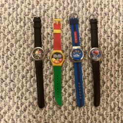 M&M Watches, Collection Of 4, Sold Separately 