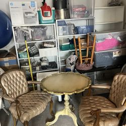 Victorian Antique Table And Chairs 