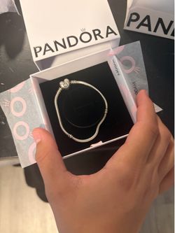 pandora bracelet and “A” charm combo