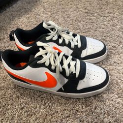 Nike Low-Top Sneakers White Black Orange Youth