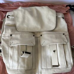 Vintage Y2K 90’s Francesco Biasia Soft Leather Backpack Style Purse