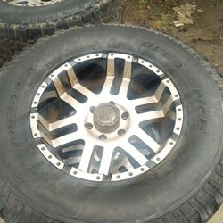 18 inch  6 lugs rims big tire