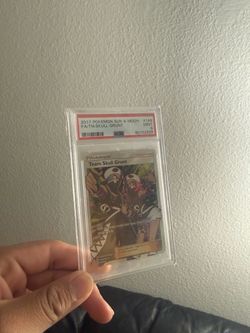 PSA 9 Team Skull Grunt Full Art Pokemon Card