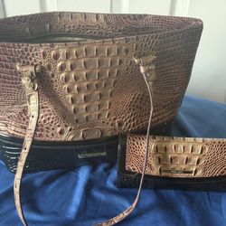 Brahman Large Handbag With Large Wallet