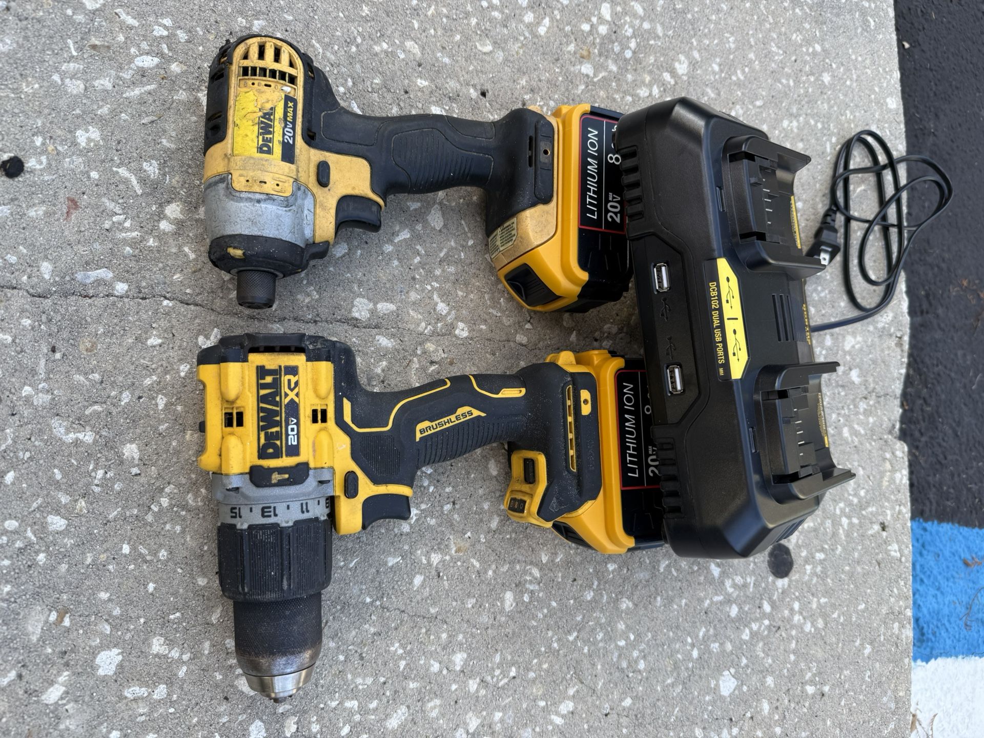 Dewalt Drill And Impact Driver