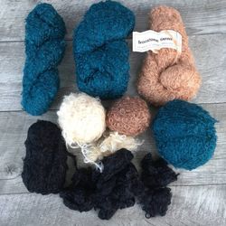 Large Lot Ironstone Yarns Big Loop 95% Mohair 5% Wool Yarn