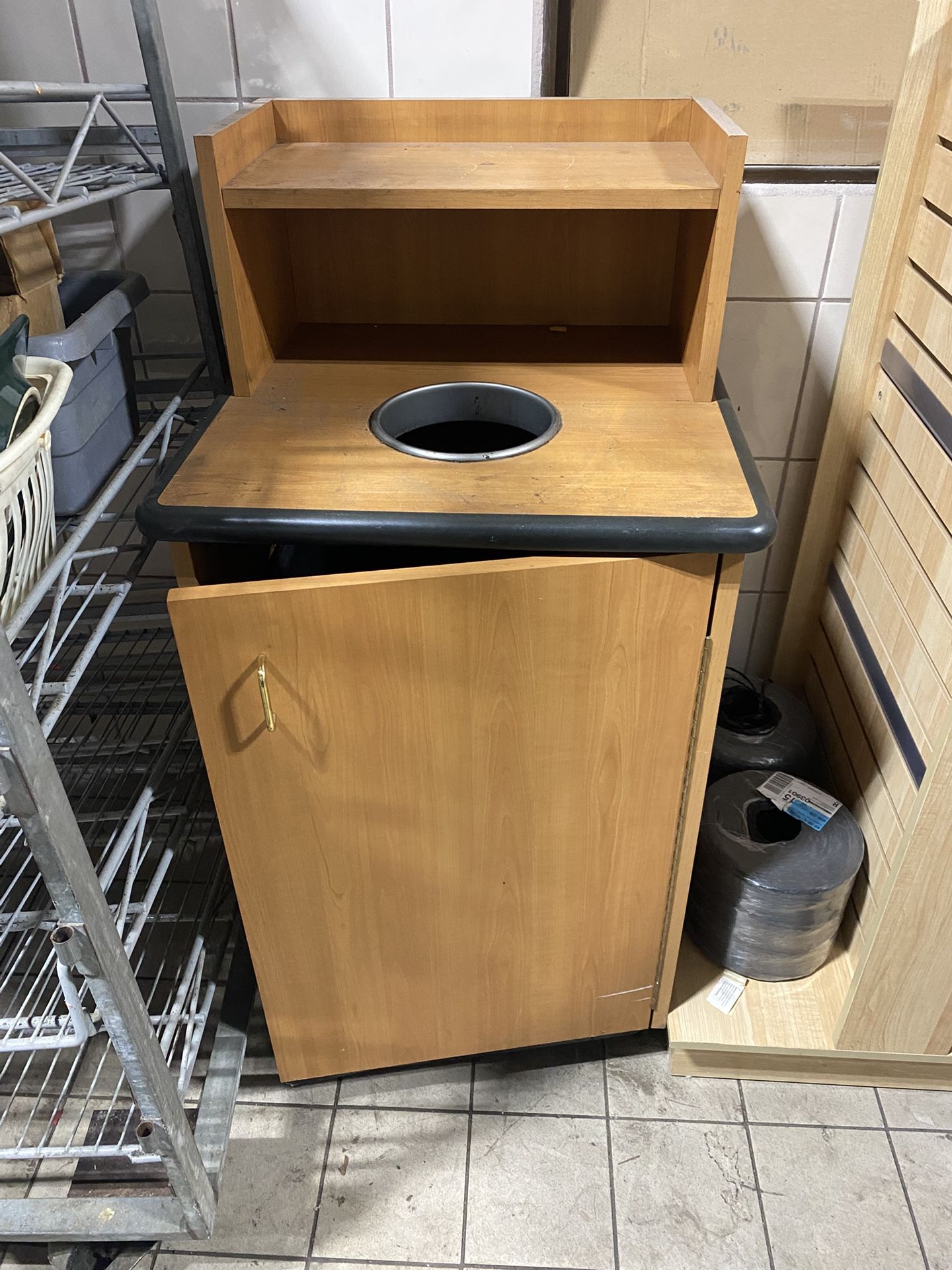 Wooden Trash