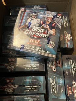 Topps Chrome football mega box