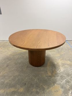 Circular Wood Table