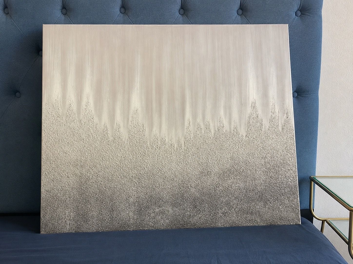 Textured Neutral Abstract Canvas Art