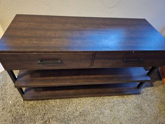 TV Stand With 2 Drawers And 2 Shelves