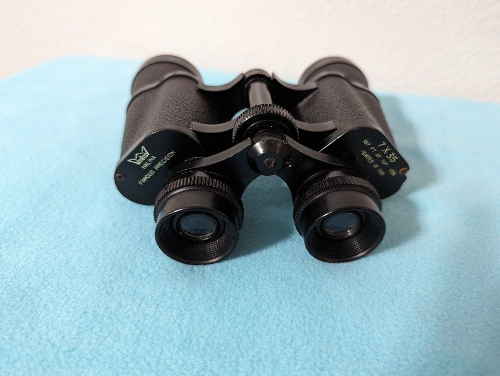 Vintage Halina Famous Precision 7x35 Binoculars