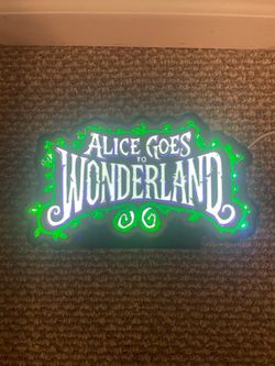 Alice goes to Wonderland Neon/LED Sign