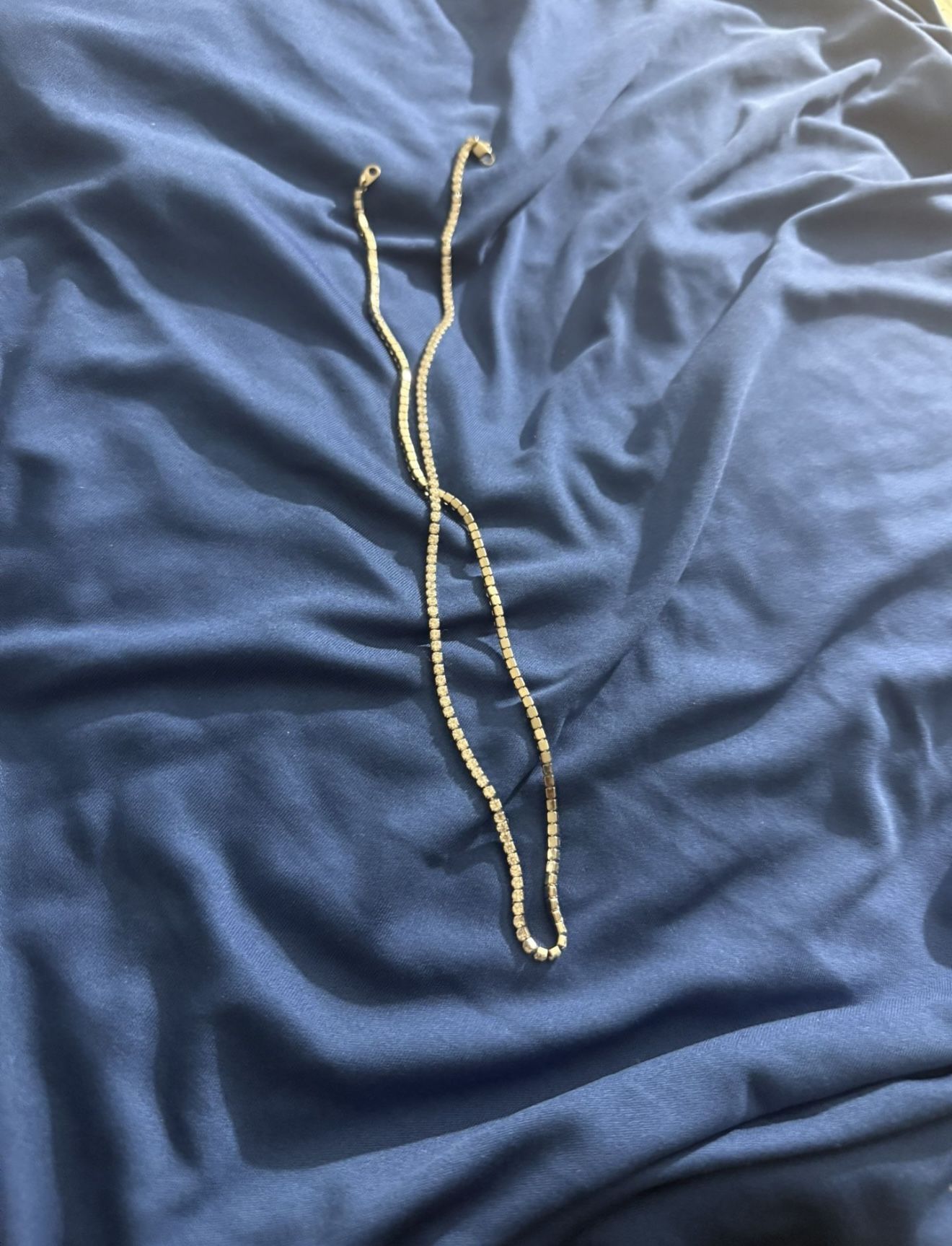 14k White Gold Plated Tennis Chain