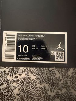 Jordan 11 Gammas