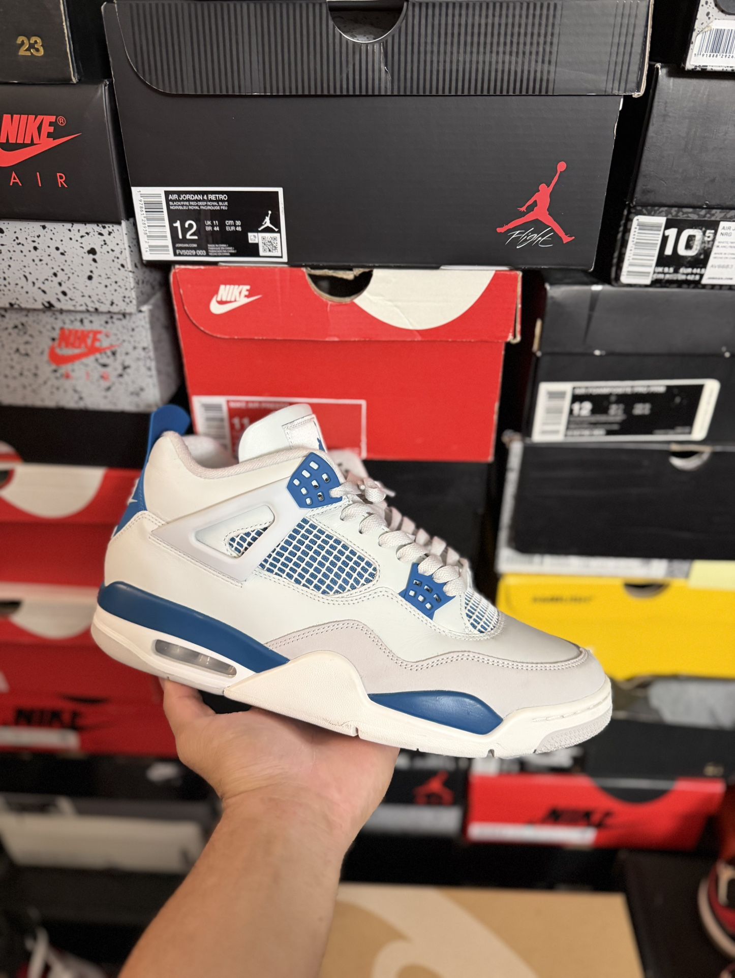 2024 Jordan Military Blue 4s size 12 VNDS