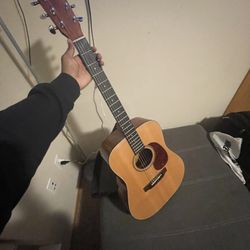 Fender Guitar CD60 NAT Acoustic With Strap