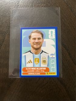 Panini FIFA World Cup 2026 Alexis Mac Allister Liverpool FC ARG 9 Sticker