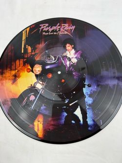 Prince Purple Rain Picture Disc Vinyl LP Limited Edition Warner 0(contact info removed)1 #101