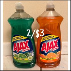Ajax Dishwashing Liquid $1.50