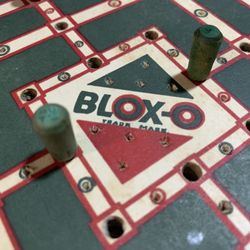 BLOX-O GAME  - MADE BY LUBBERS & BELL MFG CO. - Circa. 1923 - 100 Years Old WOW!!