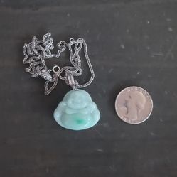 Buda With Silver Chain