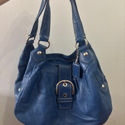 Blue Coach Bag