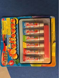 Vintage plastic balloons