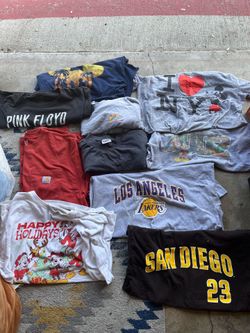 Men’s T shirts Size M to Xl, NBA, MLB, Disneyland, Workwear etc.