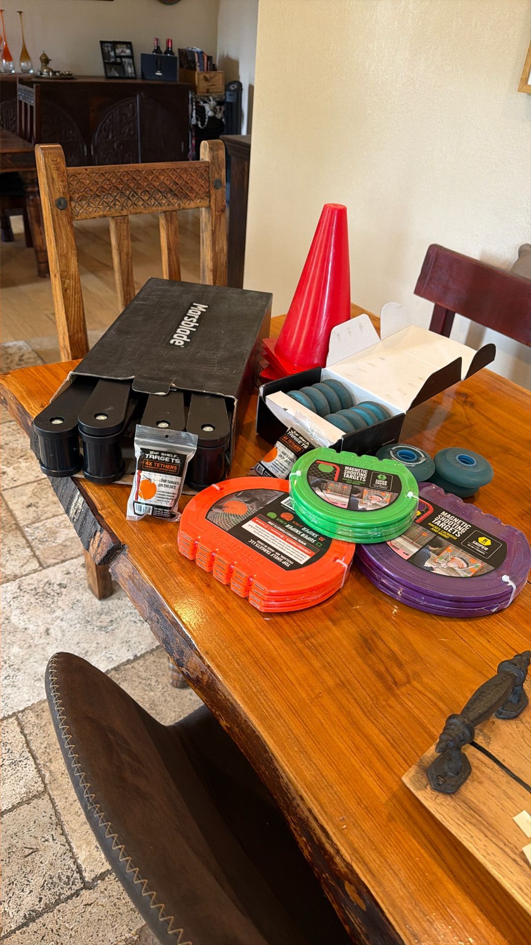 New Hockey Snipers Magnetic Tethers Targets Wheels Cones Dangle Trainer