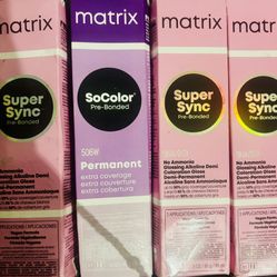 Matrix Hair Care  $8 Each For Hair Color