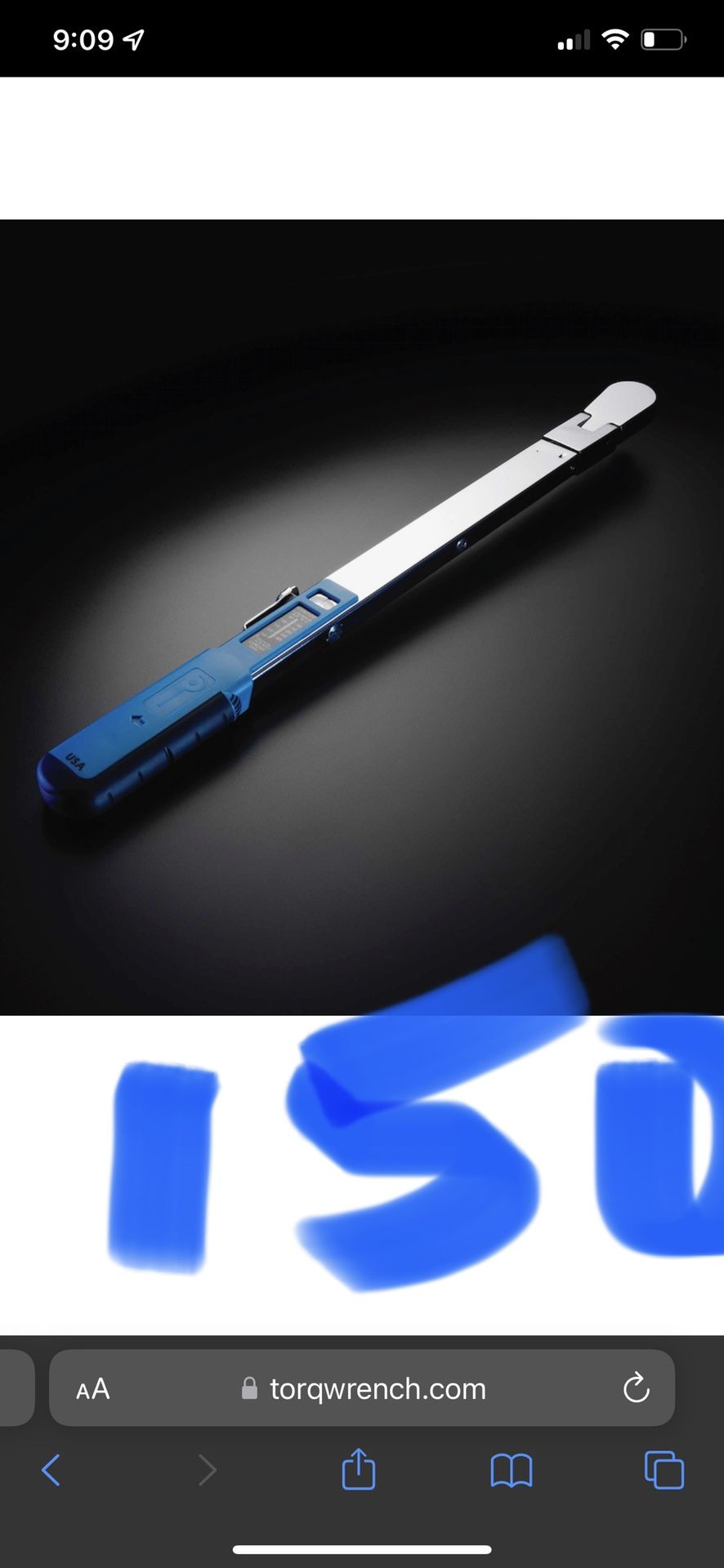Precision  1/2 In Torque Wrench