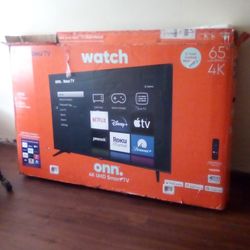Brand New  65 Inch Onn 4k Tv $ 275