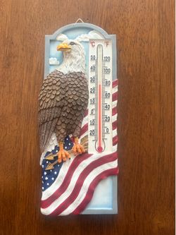 Spoontiques Wall Thermometer American Eagle