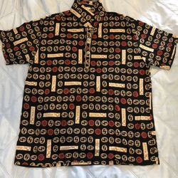 Collared Shirt Cotton M