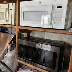 6 Microwaves Over The Range For Parts Or Fixing Samsung LG, GE