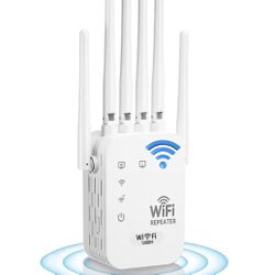 WiFi Extender - 2026 Upgraded (6 Directional Antennas) Signal Intensifier, New Generation Internet Intensifier, Wireless Remote Amplifier, WiFi Repeat