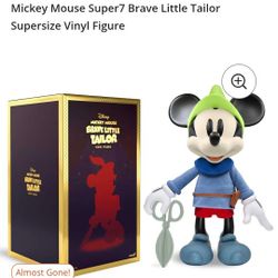 Super7 MICKEY MOUSE BRAVE LITTLE TAILOR 16" SUPER SIZE VINYL FIGURE