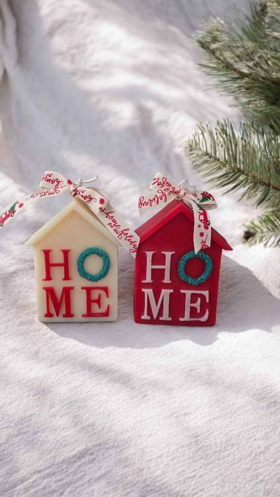House Shaped Soy Wax Candle | Minimalist Home Decor | Housewarming Gift | Christmas Candle