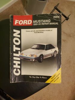 Ford Mustang Repair manual